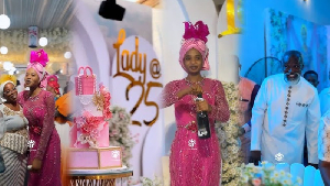 Some moments from Stephen Adom Kyei-Duah's daughter's 25th birthday party