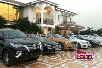 Nana Appiah Mensah owns several houses and luxury cars