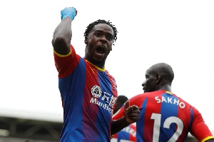 Schlupp scored the second goal for Palace and was outstanding against Man City last Saturday