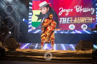 Joyce Blessing performing at Zylofon Media and Menzgold concert in Nigeria