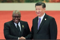 President AKufo-Addo with President Xi Jinping of China