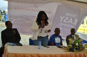 Mabel Nana Nyarkoa Porbley, the Managing Director of NSIA Insurance speaking at the opening ceremony