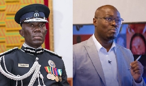 IGP Dr George Akuffo Dampare (left) and Dr Cassiel Ato Forson