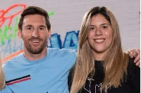 María Sol Messi (R) has been involved in an accident