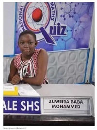 Zuweira Baba Mohammed impressed many with her 'crisp' answers to most of the questions
