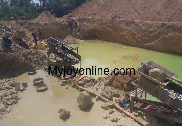 The campaign against galamsey is still ongoing