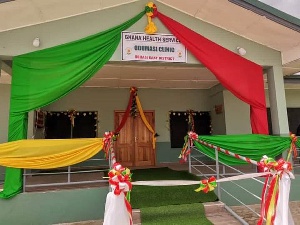 The new Odumase Clinic was commissioned by Dr. Patrick Boakye-Yiadom