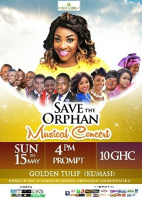 Save the orphan concert cover