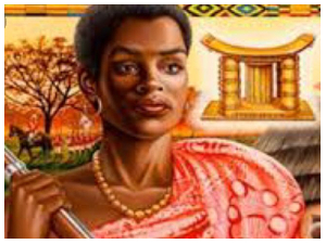 She was a Guan and a princess of the Awutu people She was a Guan and a princess of the Awutu people