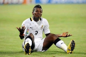 Stars skipper Asamoah Gyan