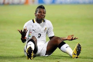 Ghana captain, Asamoah Gyan