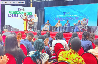 The Chief Director of MoH is speaking at the maiden TMG National Health Dialogue