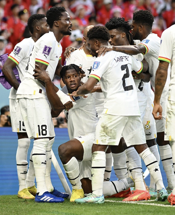 Black Stars win their first match at the 2022 World Cup