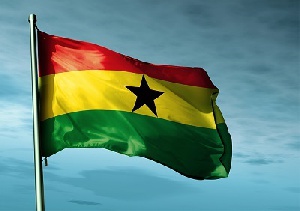 The Ghana flag