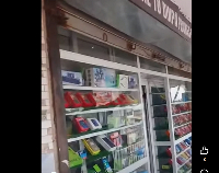 The shop was completely robbed of all items