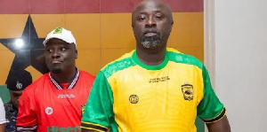 Zuba in the company of the Ashanti Regional Minister, Dr Frank Amoakohene