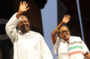 President John Dramani Mahama and First Lady Lordina Mahama