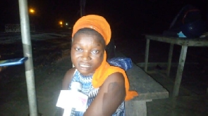 The suspect believed to be a sex worker who lives in Accra