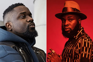 Sarkodie (L) and M.anifest (R)