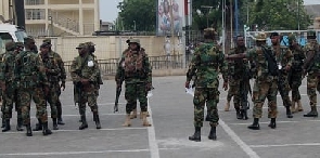 Some officers of the Ghana armed forces