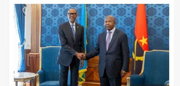 The agreement follows a meeting between Mr Kagame and Angolan President João Lourenço on Monday