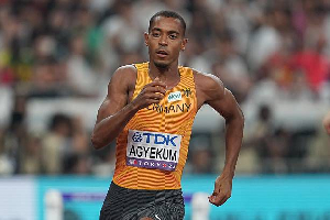 Emil Agyekum is a sprinter for Germany