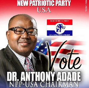 Dr Tony Adade is contesting for the chairmanship position of the US branch of the NPP