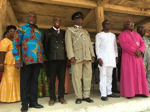 Dr Thomas Mensah with other dignitaries at the event