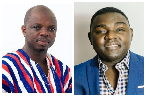 Kevin Taylor (L) Kwame Baffoe, popularly known as Abronye DC (R)