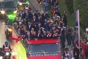 Morocco's U-20 National Team receives hero's welcome back home