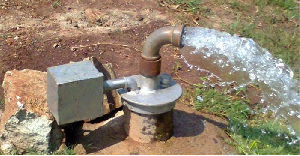 Photo of a borehole irrigation system