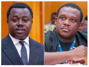 Ntim Fordjuor and Sam George