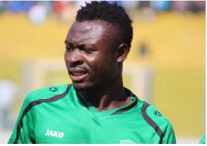 Aduana Stars striker Bright Adjei