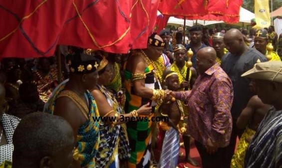 Nana Akufo-Addo made the remarks at the coronation of the Kwahu Obomenghene