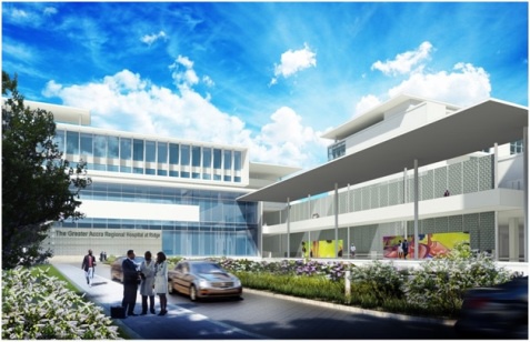 The new Accra Regional Hospital was commissioned on Wednesday