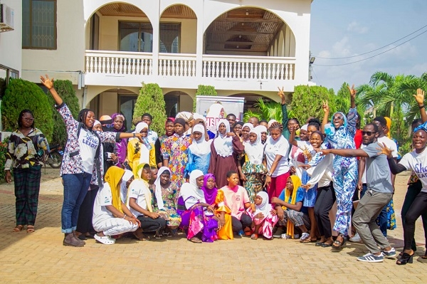 Some participants at the training workshop