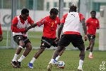 Watch Abdul Fatawu Issahaku’s stunning golazo during Black Stars training