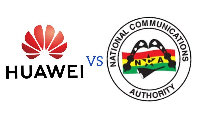Huawei and NCA logos