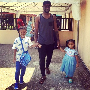 Peter Okoye And Kids