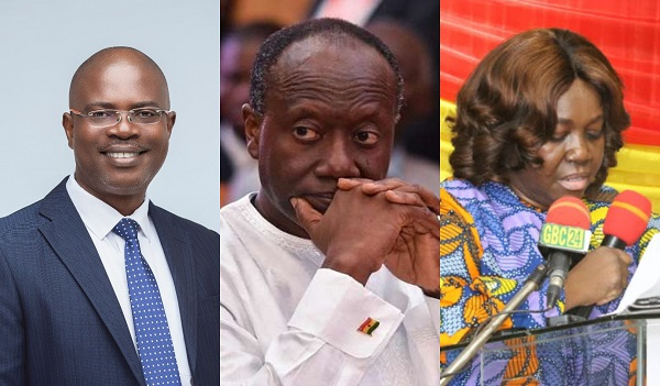 MD of TDC, Courage Kafui Nunekpeku, Ken Ofori-Atta and Alice Abena Ofori-Atta, former TDC MD