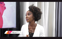 Dr Paulina Denteh speaking on Health Focus on GhanaWeb TV