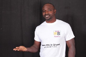 John Mensah is a brand ambassador for WealthBankersJob Arena