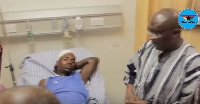 Vice President Dr Mahamudu Bawumia visits victims at the hospital