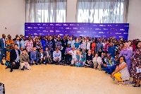 Participants in a group picture