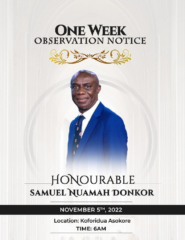 Late Samuel Nuamah Donkor