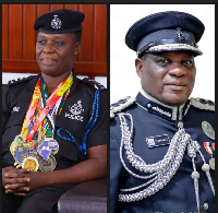 Photo collage of Grace Mintah and IGP