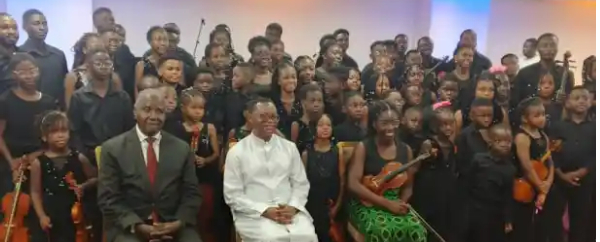 The Orchestra in  group photograph