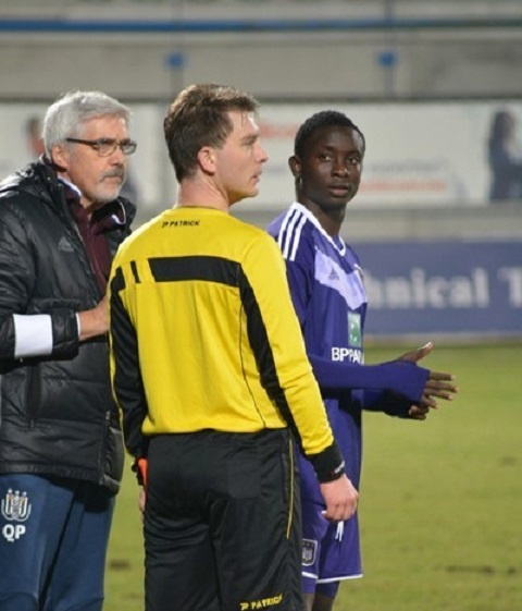 Dauda Mohammed made his appearance for Anderlecht on Sunday
