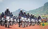 Some officers of the Ghana police service