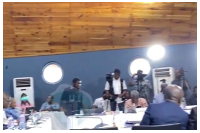 A power outage briefly halted PAC sitting mid-proceedings